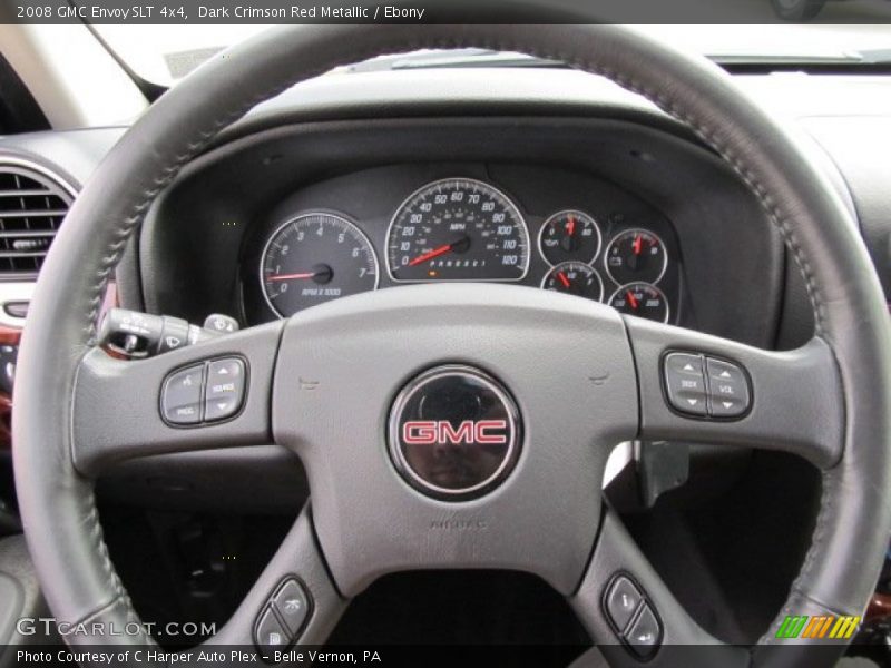 Dark Crimson Red Metallic / Ebony 2008 GMC Envoy SLT 4x4