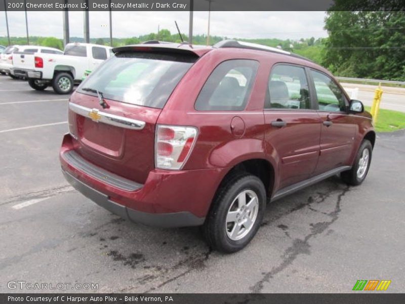 Deep Ruby Metallic / Dark Gray 2007 Chevrolet Equinox LS
