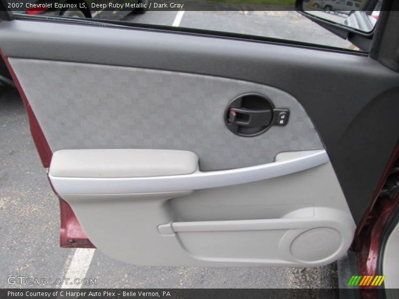 Deep Ruby Metallic / Dark Gray 2007 Chevrolet Equinox LS