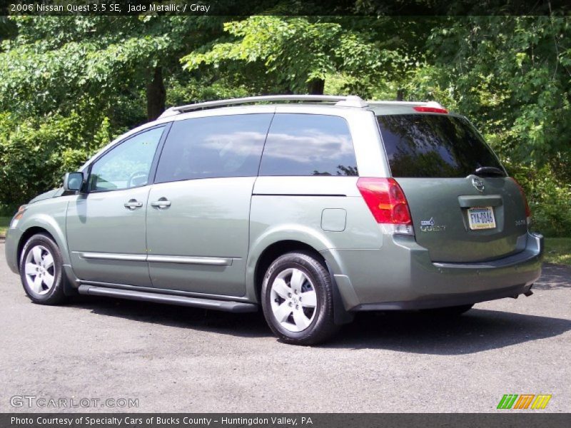 Jade Metallic / Gray 2006 Nissan Quest 3.5 SE