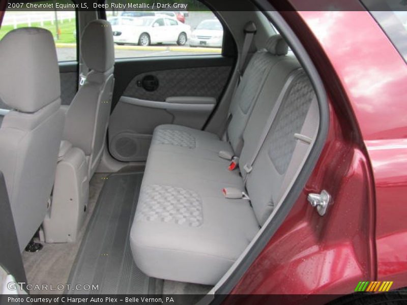 Deep Ruby Metallic / Dark Gray 2007 Chevrolet Equinox LS