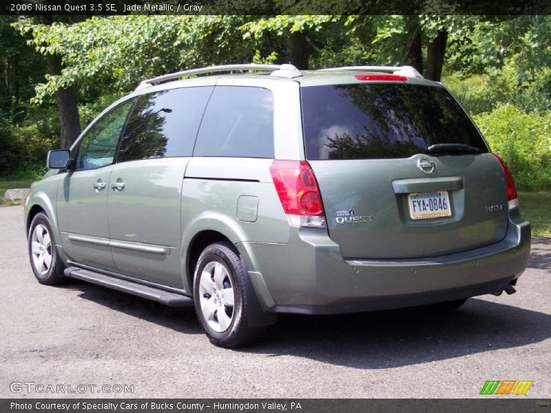 Jade Metallic / Gray 2006 Nissan Quest 3.5 SE