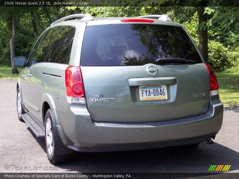 Jade Metallic / Gray 2006 Nissan Quest 3.5 SE