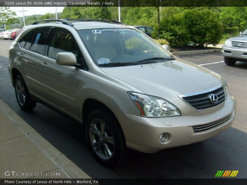 Savannah Metallic / Ivory 2006 Lexus RX 400h AWD Hybrid