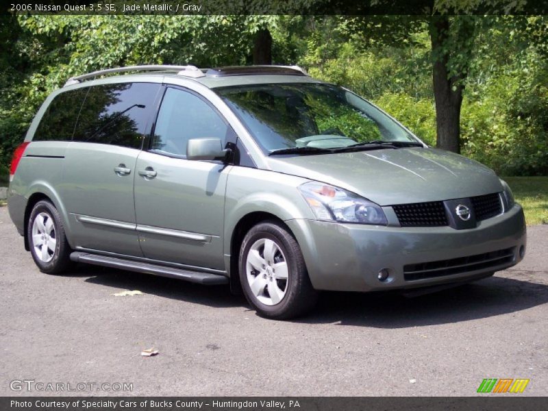 Jade Metallic / Gray 2006 Nissan Quest 3.5 SE