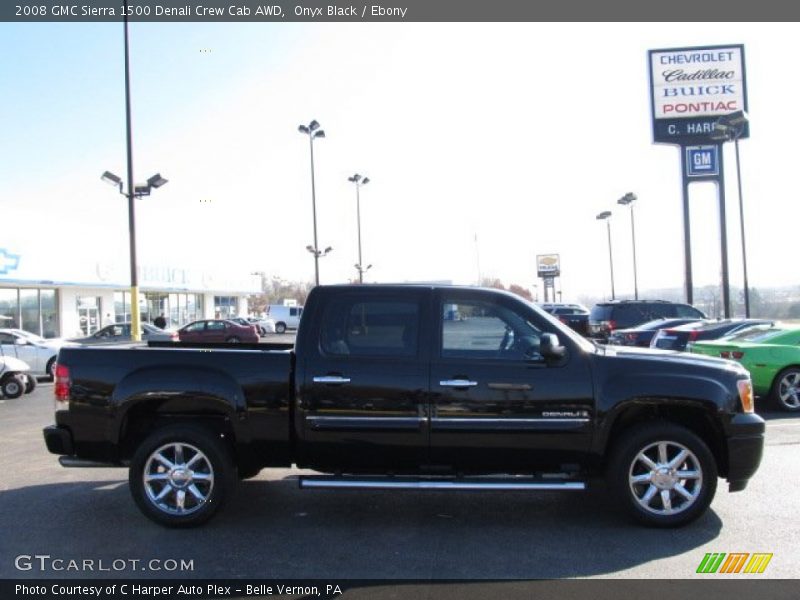 Onyx Black / Ebony 2008 GMC Sierra 1500 Denali Crew Cab AWD