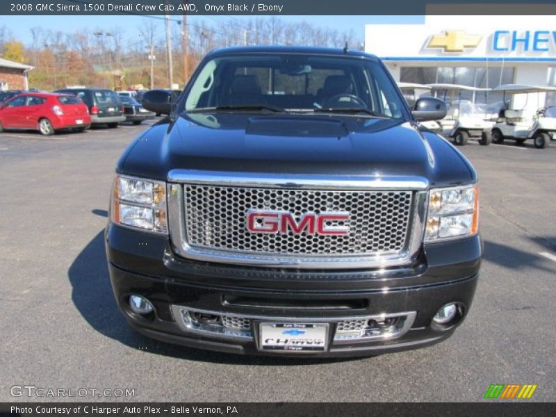 Onyx Black / Ebony 2008 GMC Sierra 1500 Denali Crew Cab AWD