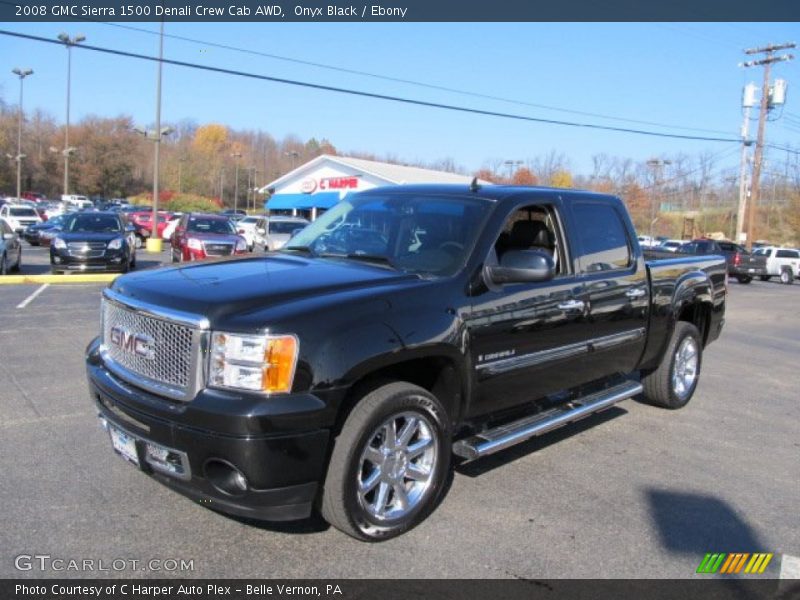 Onyx Black / Ebony 2008 GMC Sierra 1500 Denali Crew Cab AWD