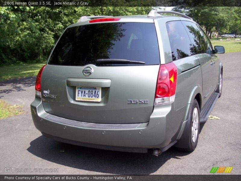 Jade Metallic / Gray 2006 Nissan Quest 3.5 SE