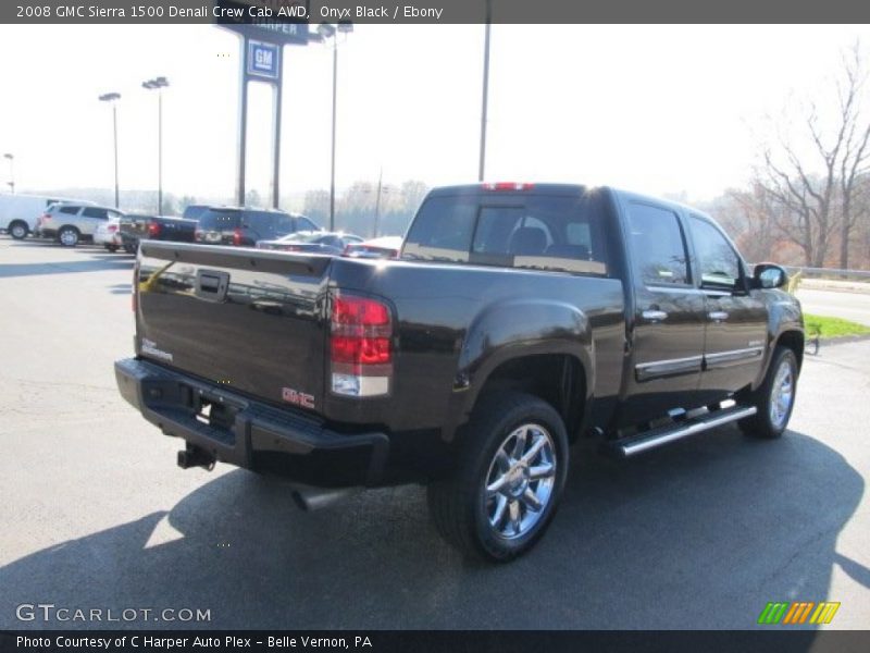 Onyx Black / Ebony 2008 GMC Sierra 1500 Denali Crew Cab AWD