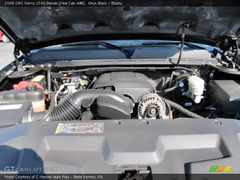 Onyx Black / Ebony 2008 GMC Sierra 1500 Denali Crew Cab AWD