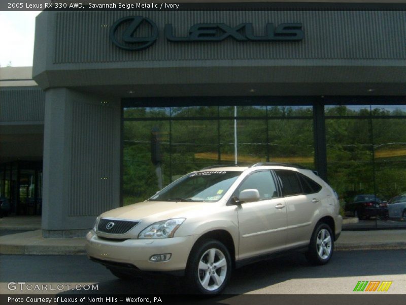 Savannah Beige Metallic / Ivory 2005 Lexus RX 330 AWD