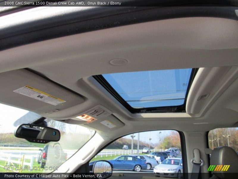 Onyx Black / Ebony 2008 GMC Sierra 1500 Denali Crew Cab AWD