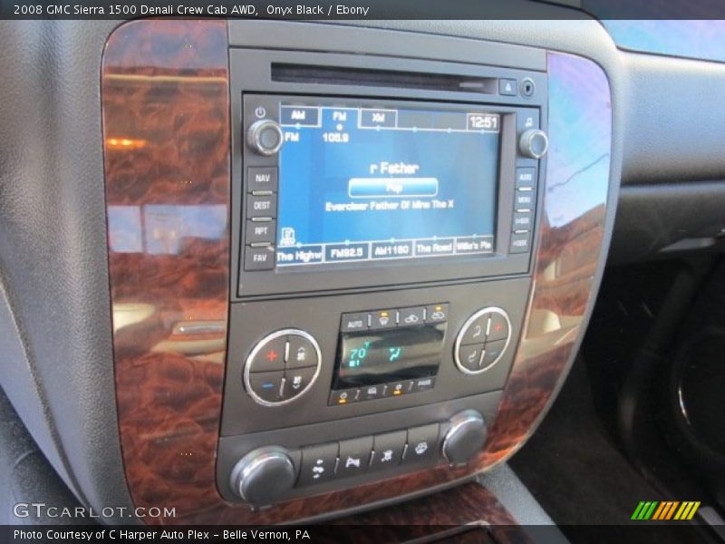 Onyx Black / Ebony 2008 GMC Sierra 1500 Denali Crew Cab AWD