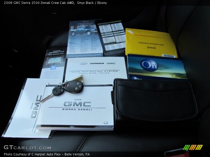 Onyx Black / Ebony 2008 GMC Sierra 1500 Denali Crew Cab AWD