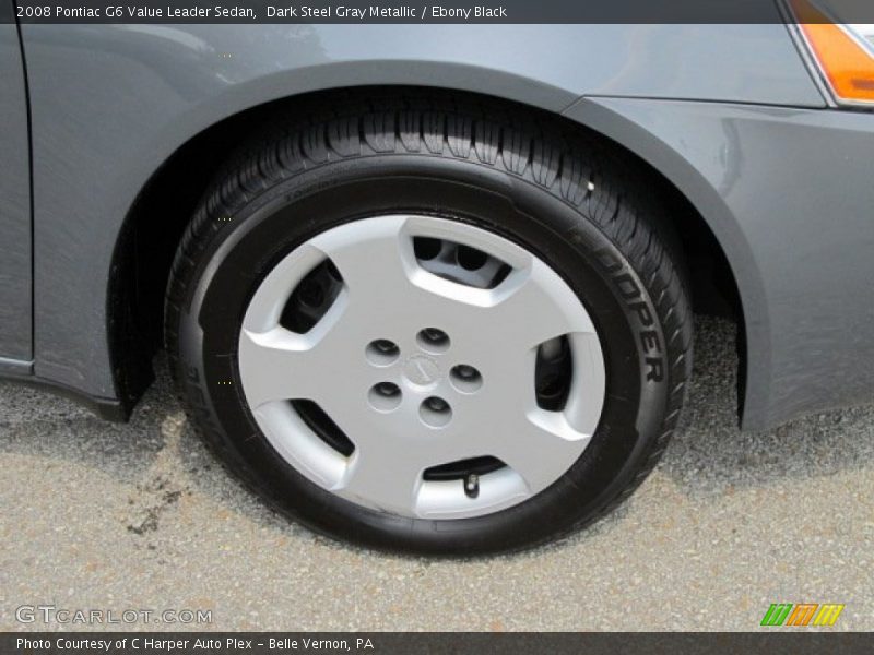 Dark Steel Gray Metallic / Ebony Black 2008 Pontiac G6 Value Leader Sedan