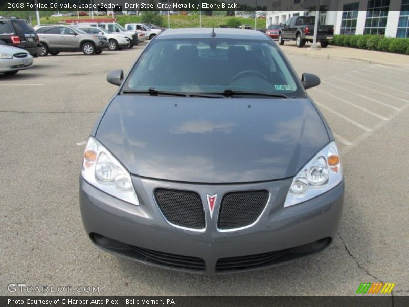 Dark Steel Gray Metallic / Ebony Black 2008 Pontiac G6 Value Leader Sedan