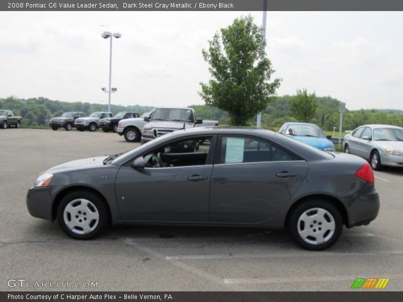 Dark Steel Gray Metallic / Ebony Black 2008 Pontiac G6 Value Leader Sedan