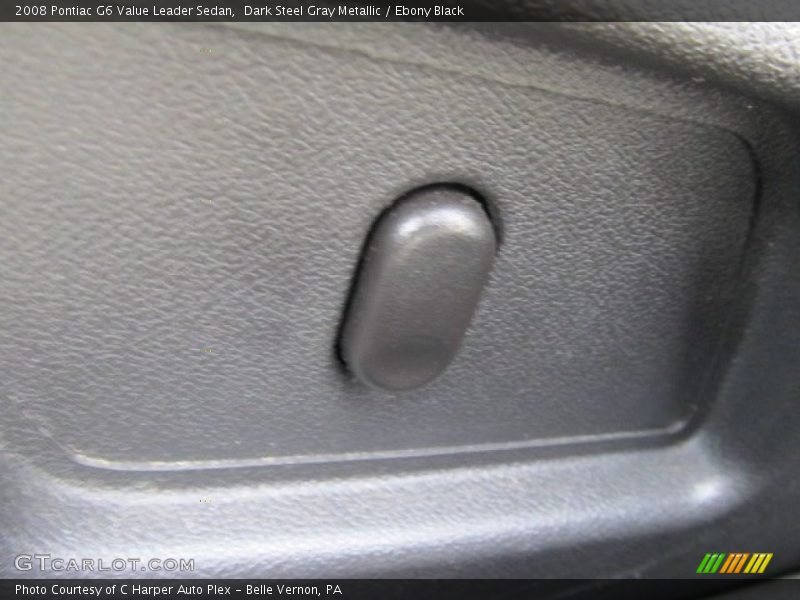 Dark Steel Gray Metallic / Ebony Black 2008 Pontiac G6 Value Leader Sedan