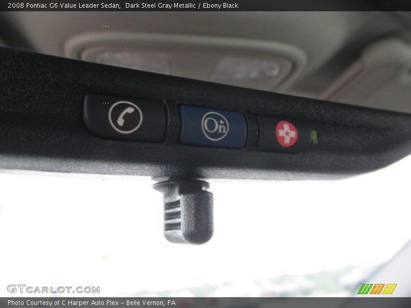 Dark Steel Gray Metallic / Ebony Black 2008 Pontiac G6 Value Leader Sedan