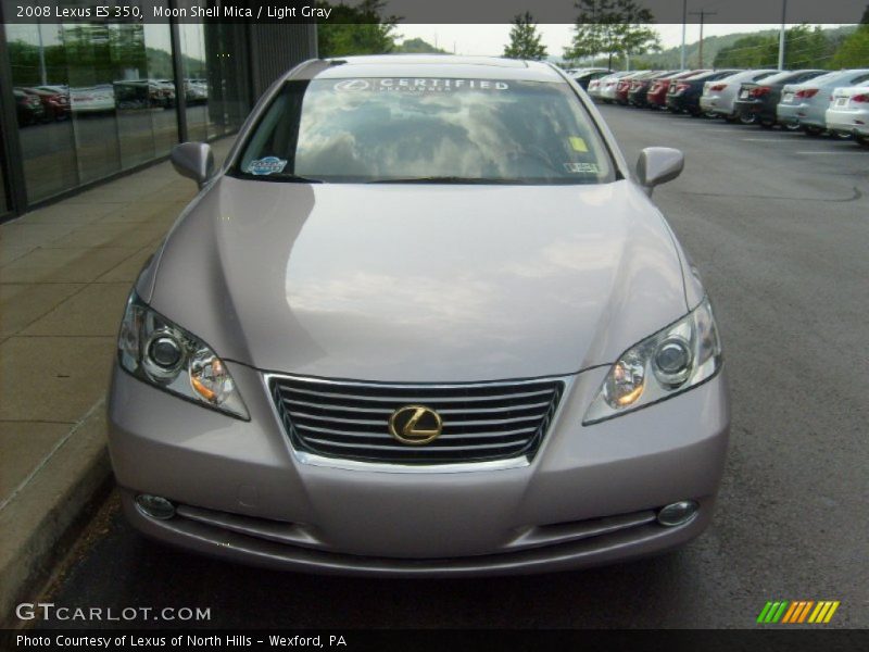 Moon Shell Mica / Light Gray 2008 Lexus ES 350