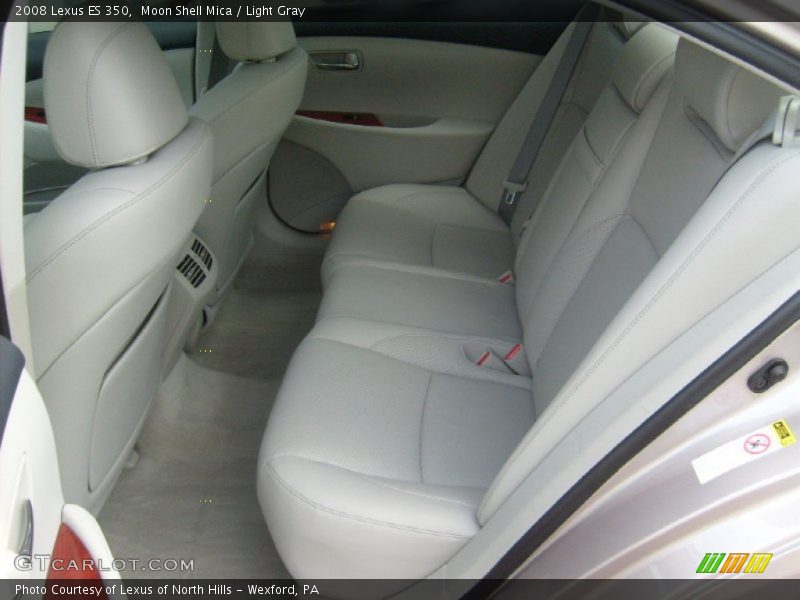 Moon Shell Mica / Light Gray 2008 Lexus ES 350