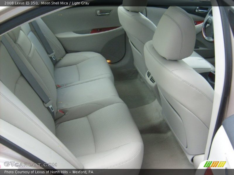 Moon Shell Mica / Light Gray 2008 Lexus ES 350