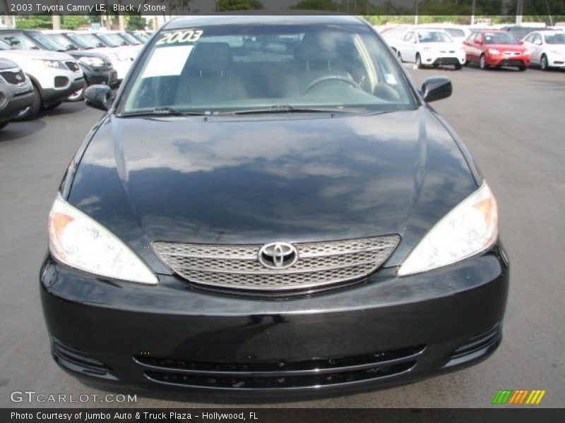 Black / Stone 2003 Toyota Camry LE