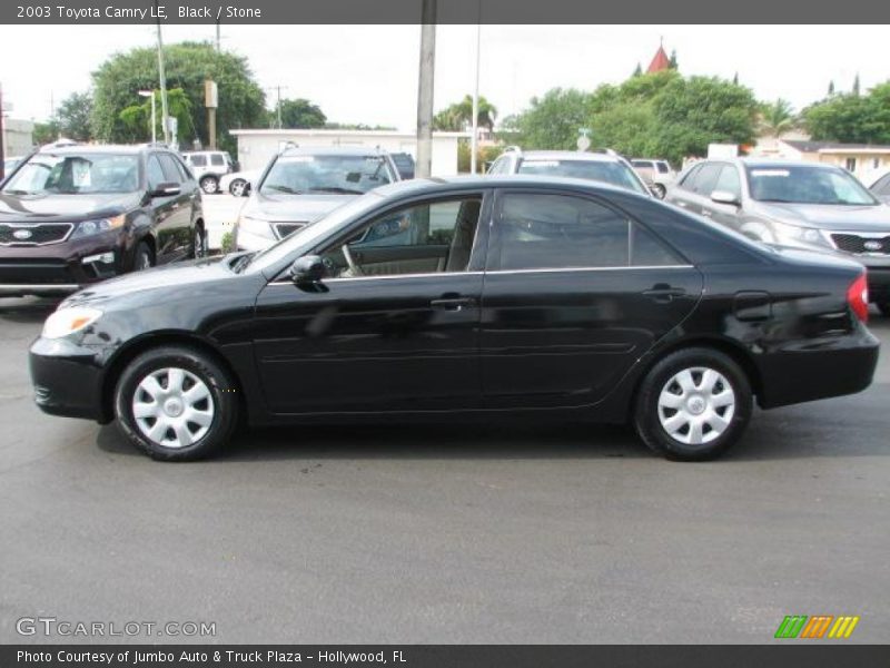 Black / Stone 2003 Toyota Camry LE