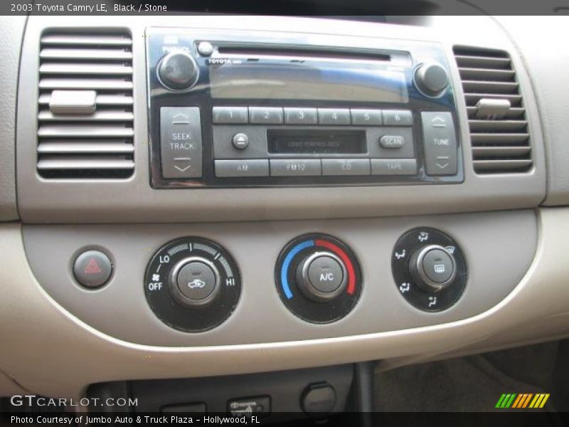 Black / Stone 2003 Toyota Camry LE