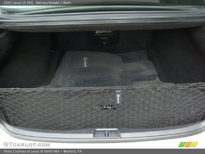 Mercury Metallic / Black 2007 Lexus LS 460