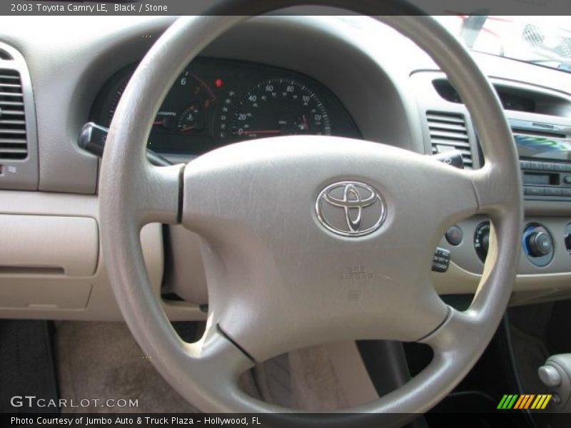 Black / Stone 2003 Toyota Camry LE