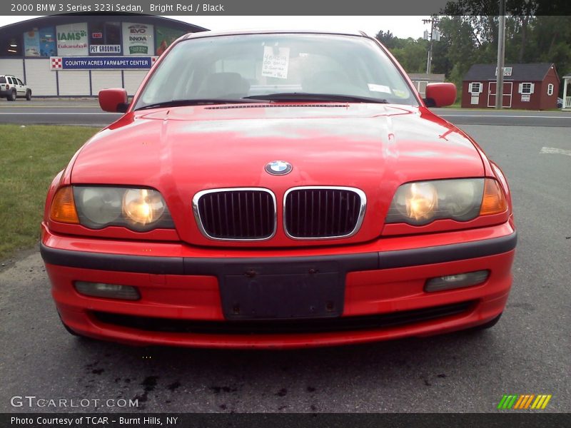 Bright Red / Black 2000 BMW 3 Series 323i Sedan