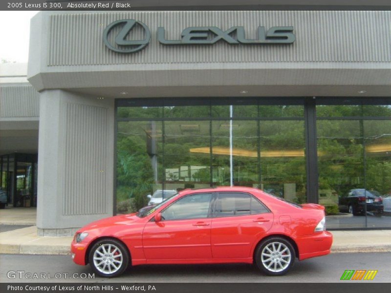  2005 IS 300 Absolutely Red