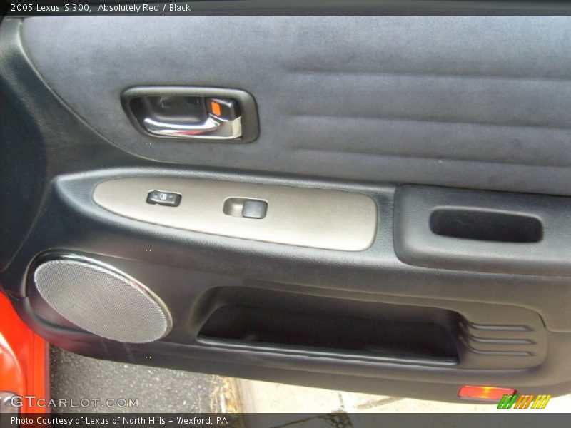 Absolutely Red / Black 2005 Lexus IS 300