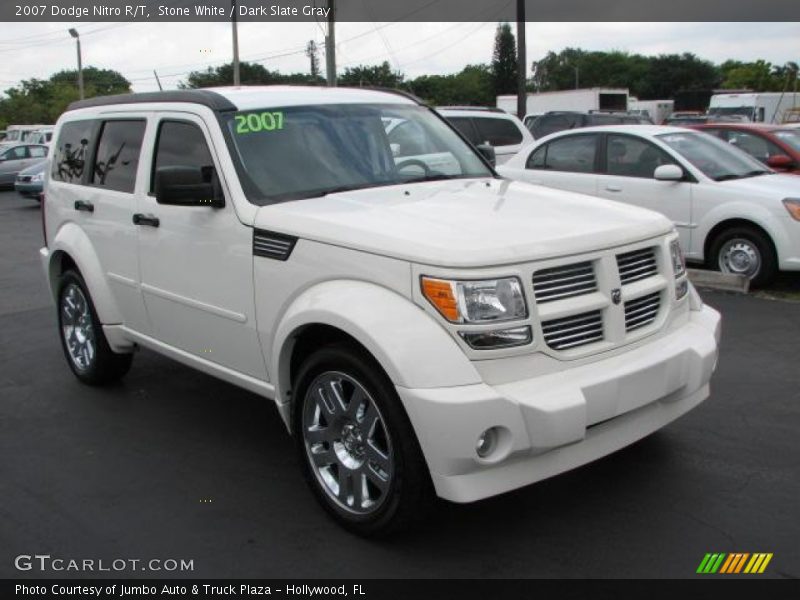 Stone White / Dark Slate Gray 2007 Dodge Nitro R/T