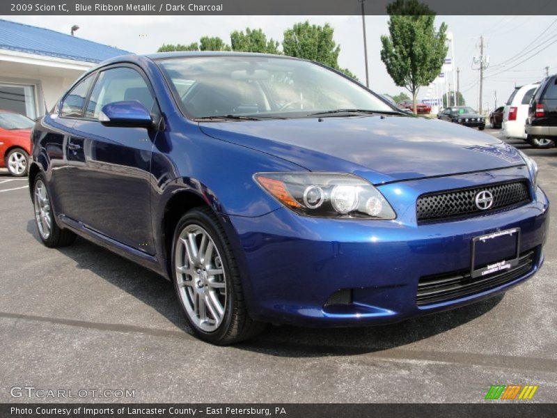 Blue Ribbon Metallic / Dark Charcoal 2009 Scion tC