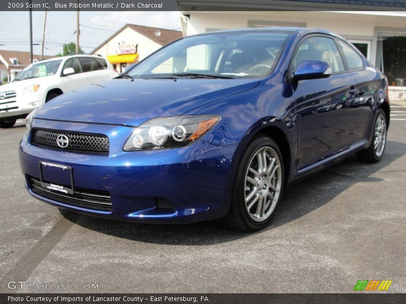Blue Ribbon Metallic / Dark Charcoal 2009 Scion tC