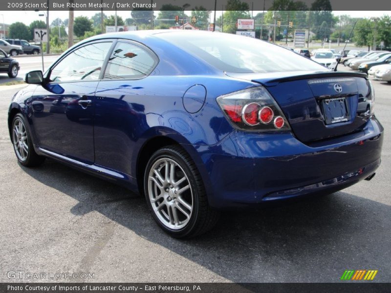 Blue Ribbon Metallic / Dark Charcoal 2009 Scion tC