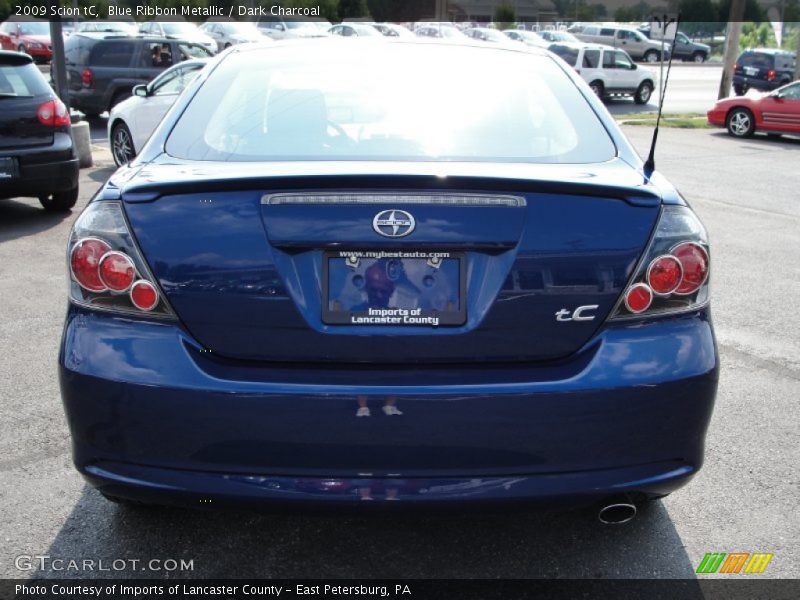 Blue Ribbon Metallic / Dark Charcoal 2009 Scion tC