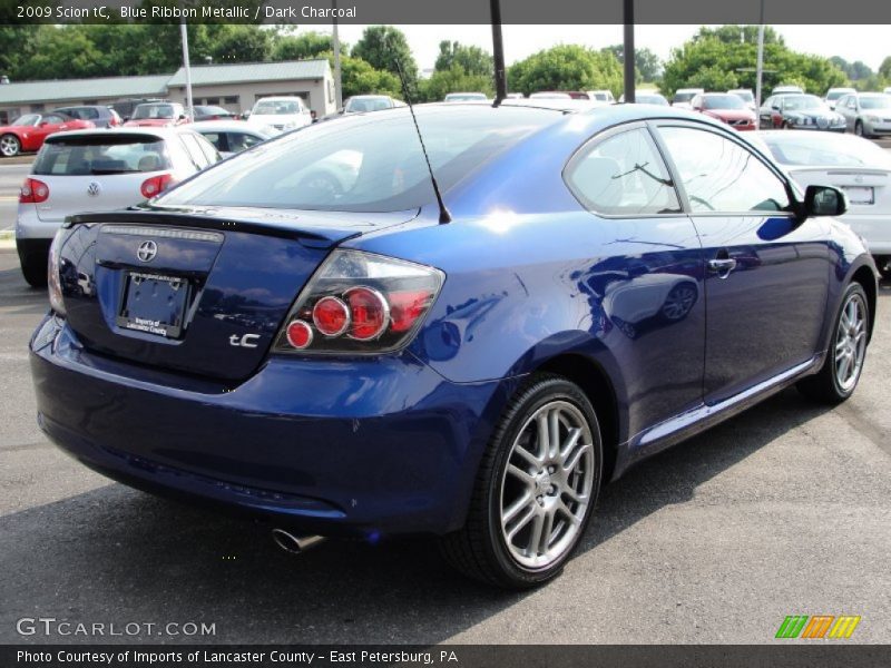Blue Ribbon Metallic / Dark Charcoal 2009 Scion tC