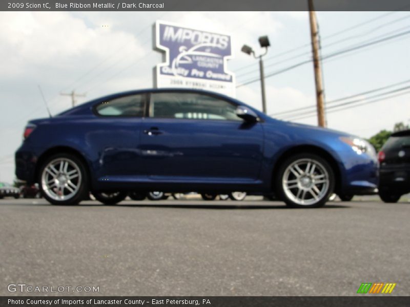 Blue Ribbon Metallic / Dark Charcoal 2009 Scion tC