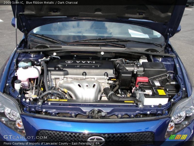 Blue Ribbon Metallic / Dark Charcoal 2009 Scion tC