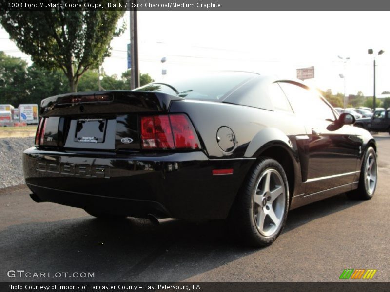 Black / Dark Charcoal/Medium Graphite 2003 Ford Mustang Cobra Coupe