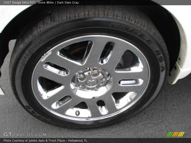 Stone White / Dark Slate Gray 2007 Dodge Nitro R/T