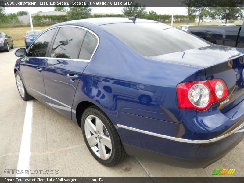 Cobalt Blue Metallic / Classic Gray 2008 Volkswagen Passat Lux Sedan