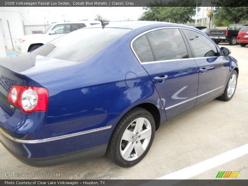 Cobalt Blue Metallic / Classic Gray 2008 Volkswagen Passat Lux Sedan