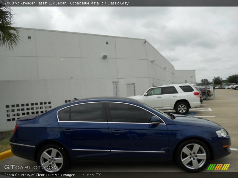 Cobalt Blue Metallic / Classic Gray 2008 Volkswagen Passat Lux Sedan