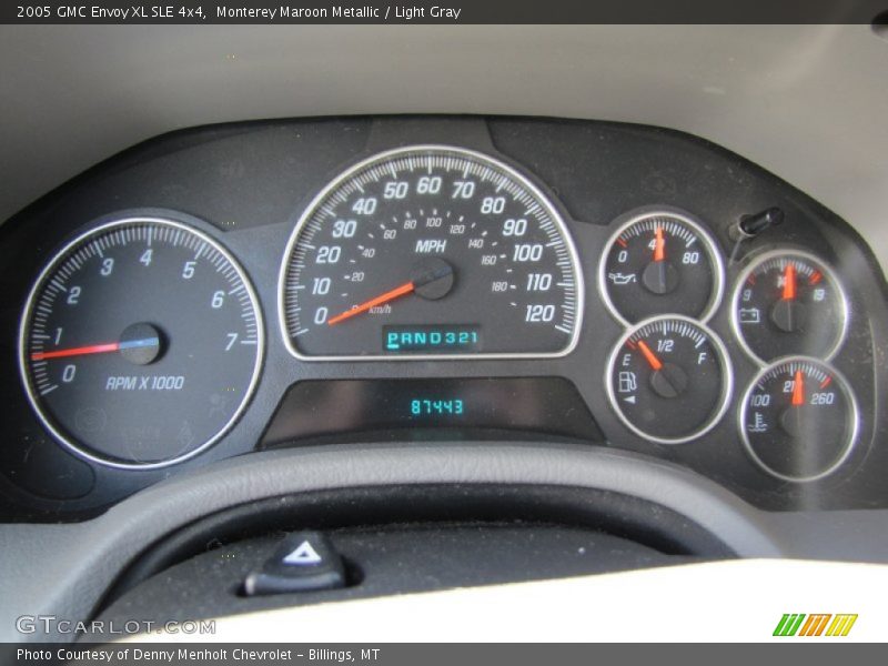 Monterey Maroon Metallic / Light Gray 2005 GMC Envoy XL SLE 4x4