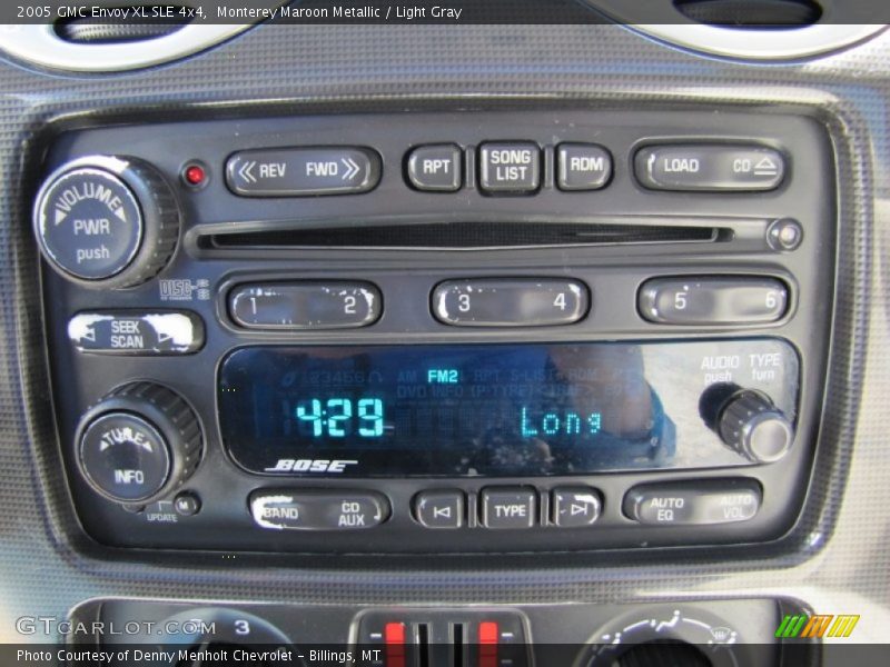 Monterey Maroon Metallic / Light Gray 2005 GMC Envoy XL SLE 4x4